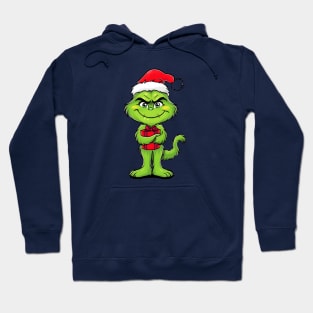 "Grinch Cartoon Full of Christmas Cheer" Hoodie